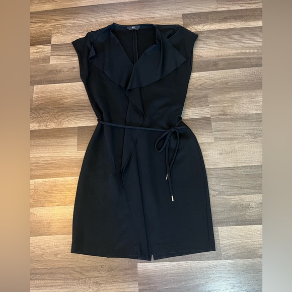 BOSS by Hugo Boss Black Stretch Sheath Dress SZ M - Picture 3 of 9